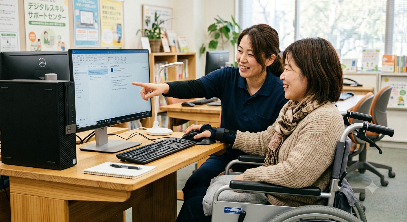 実践型IT支援で一般就労をサポート